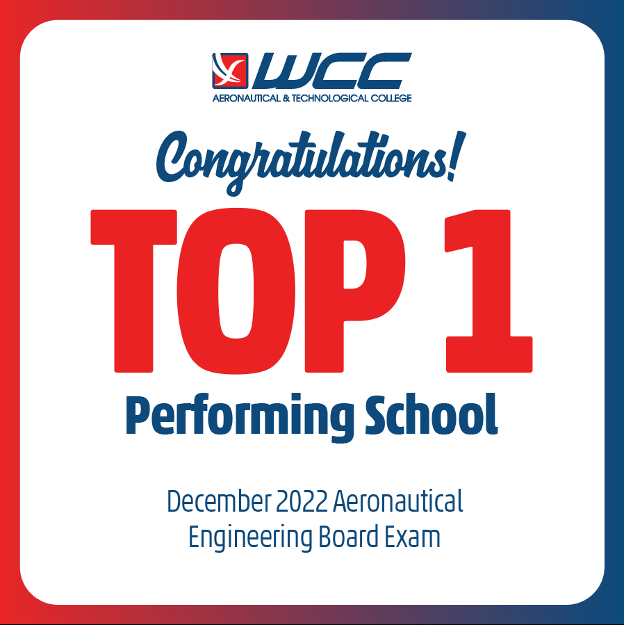 WCC-ATC emerges at the top spot in December 2022 Aeronautical Engineering Licensure Examination