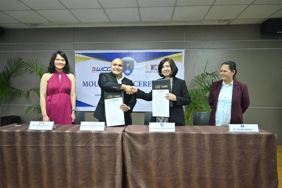 WCC-ATC INKS MEMORANDUM OF UNDERSTANDING WITH NORTHERN BUKIDNION STATE COLLEGE TO ESTABLISH ACADEMIC COLLABORATION
