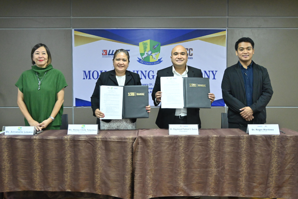 WCC-ATC SIGNS MEMORANDUM OF UNDERSTANDING (MoU) WITH THE MANILA TIMES COLLEGE OF SUBIC TO DEVELOP EDUCATIONAL COOPERATION