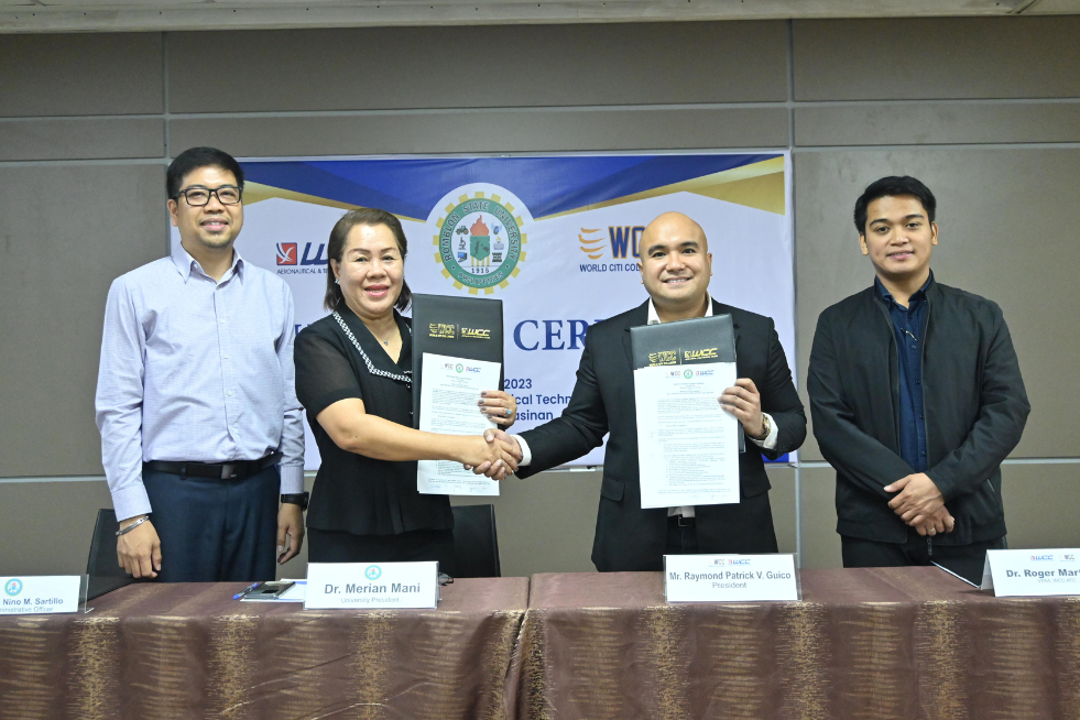 WCC-ATC SIGNS MEMORANDUM OF UNDERSTANDING (MoU) WITH ROMBLON STATE UNIVERSITY TO ESTABLISH EDUCATIONAL COOPERATION