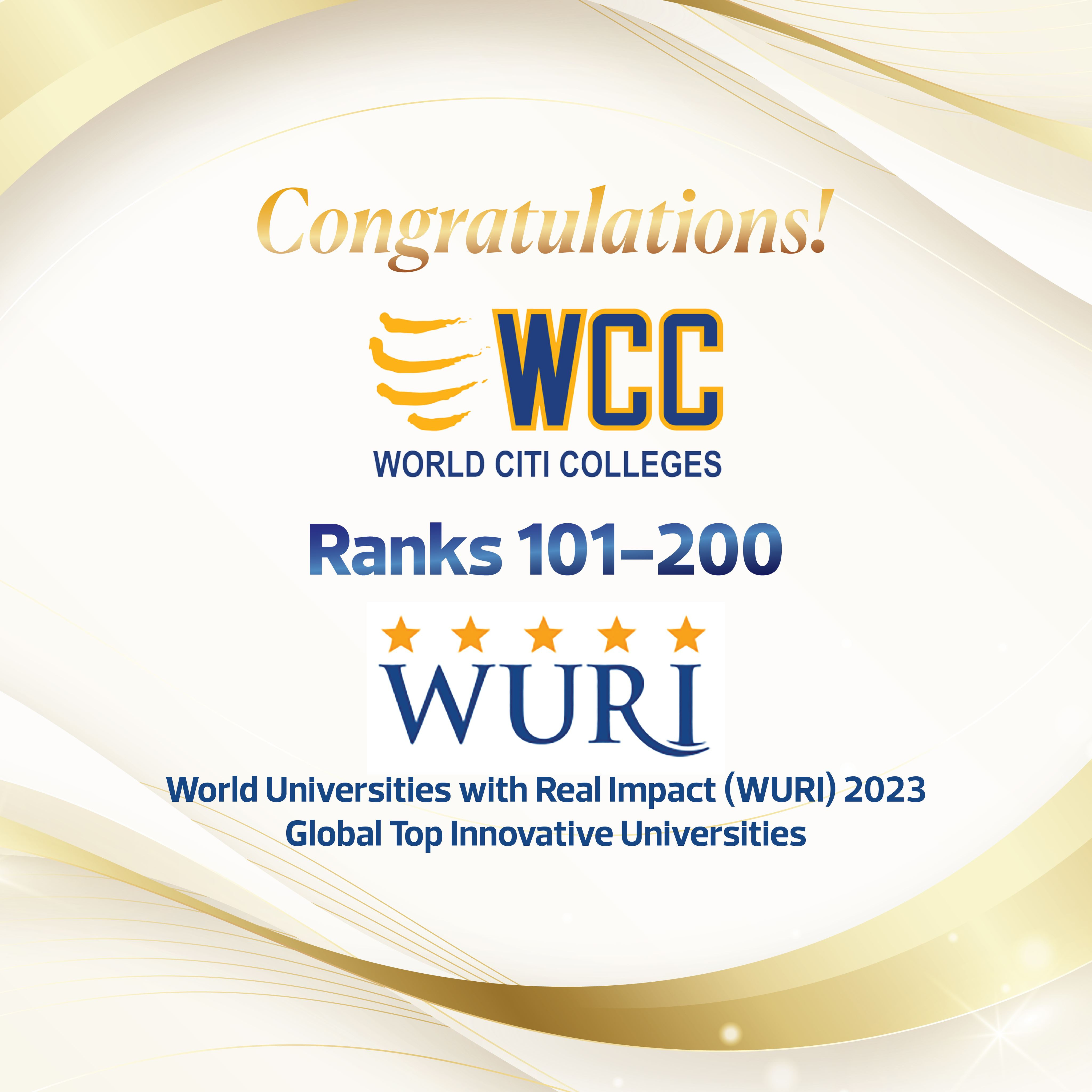 World Citi Colleges Makes Historic Debut at 2023 WURI Global Top Innovative Universities