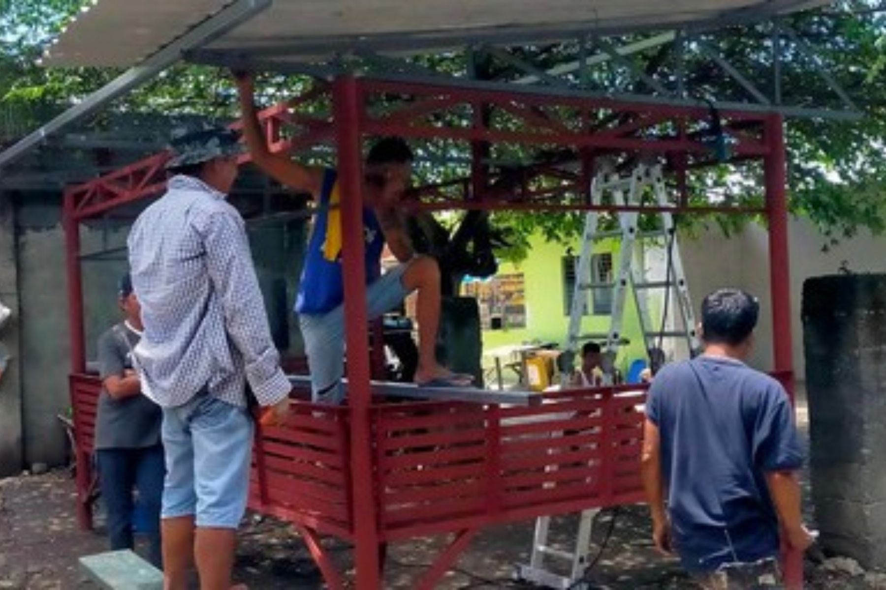 Students TODA Rescue: Building a Waiting Shed for  the Tricycle Operators and Drivers’ Association in the Campus