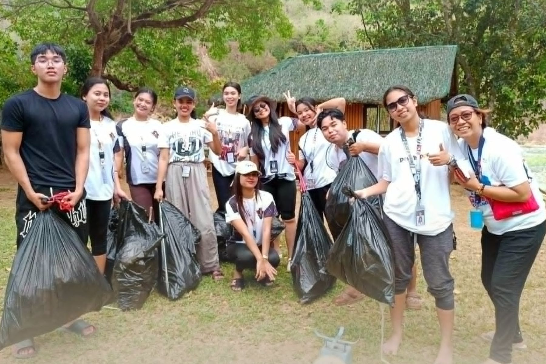 WCC-ATC Tourism Students Holds Clean-Up Drive at Natividad River Camp